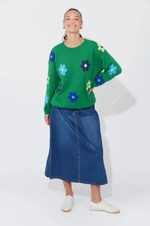 Haven - Delphi Jumper - Blue/Oasis
