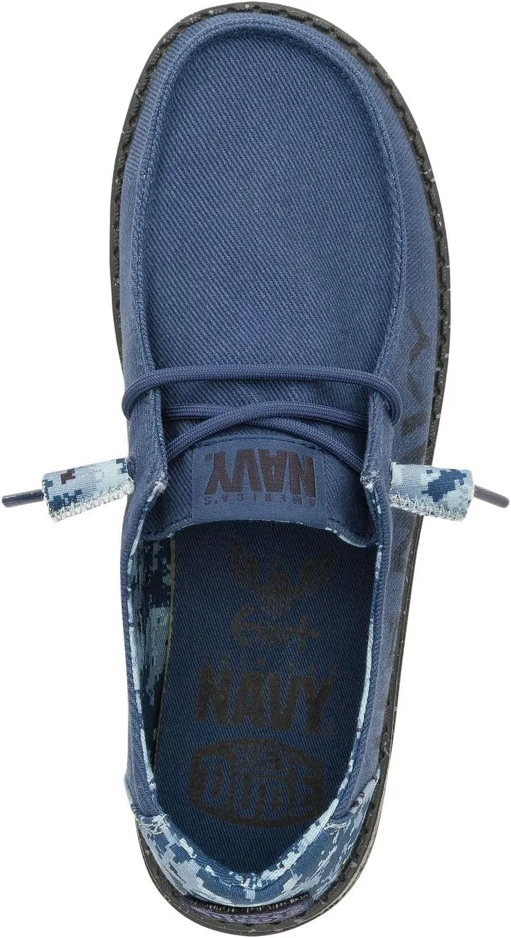 Hey Dude Wendy US Armed Forces, Navy, Army, Women’s Shoes, Women’s Slip-on Loafers, Comfortable & Light-Weight