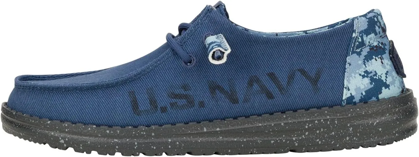 Hey Dude Wendy US Armed Forces, Navy, Army, Women’s Shoes, Women’s Slip-on Loafers, Comfortable & Light-Weight