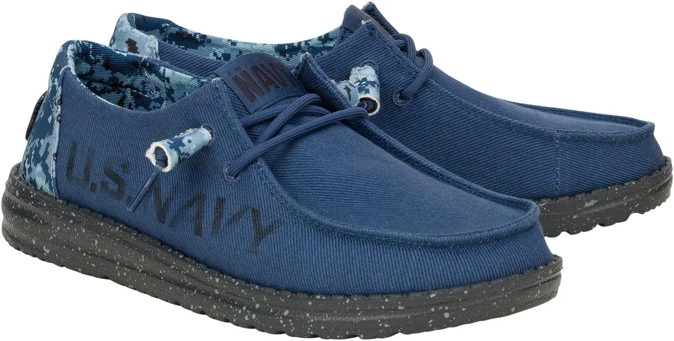 Hey Dude Wendy US Armed Forces, Navy, Army, Women’s Shoes, Women’s Slip-on Loafers, Comfortable & Light-Weight