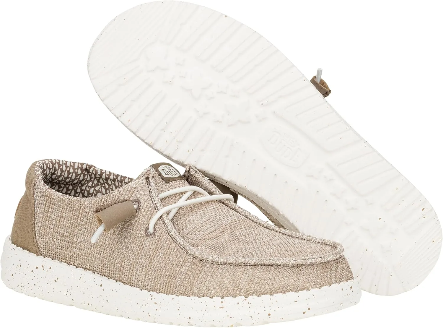 HEYDUDE Wendy Stretch Sox, Women’s Shoes, Women’s Slip-on Loafers, Comfortable & Light-Weight