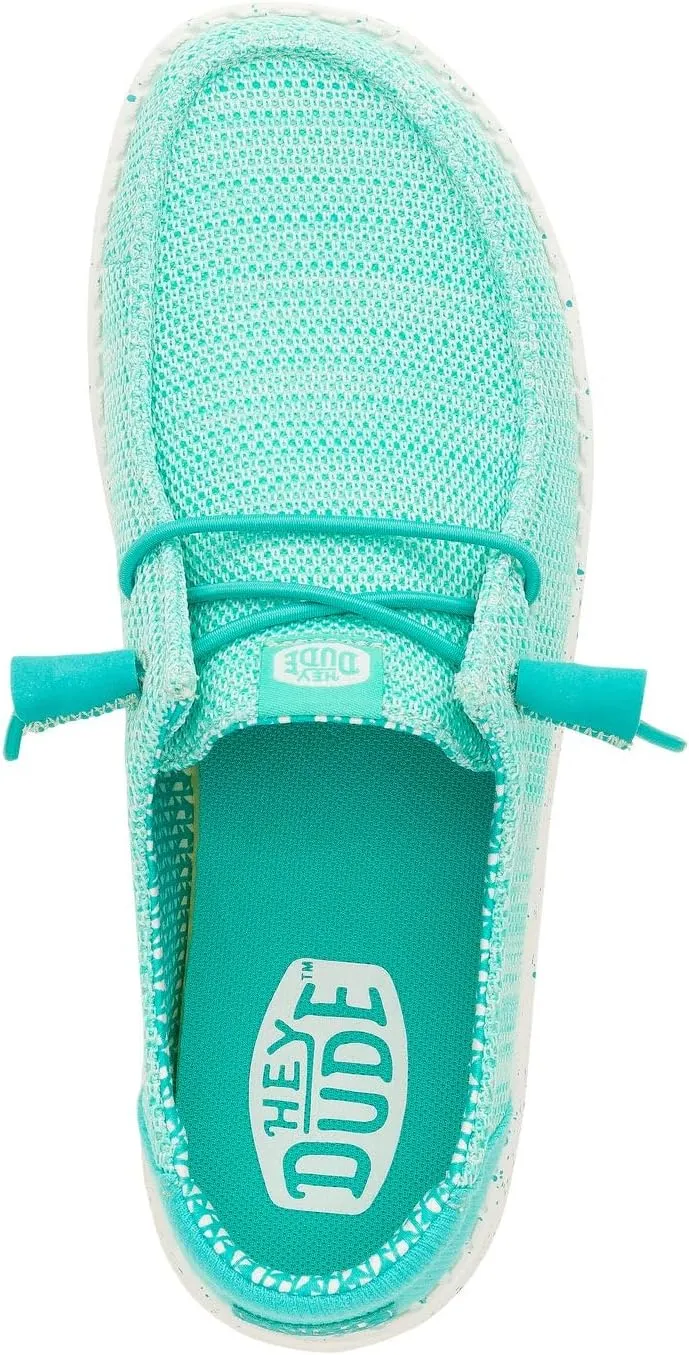 HEYDUDE Wendy Stretch Sox, Women’s Shoes, Women’s Slip-on Loafers, Comfortable & Light-Weight