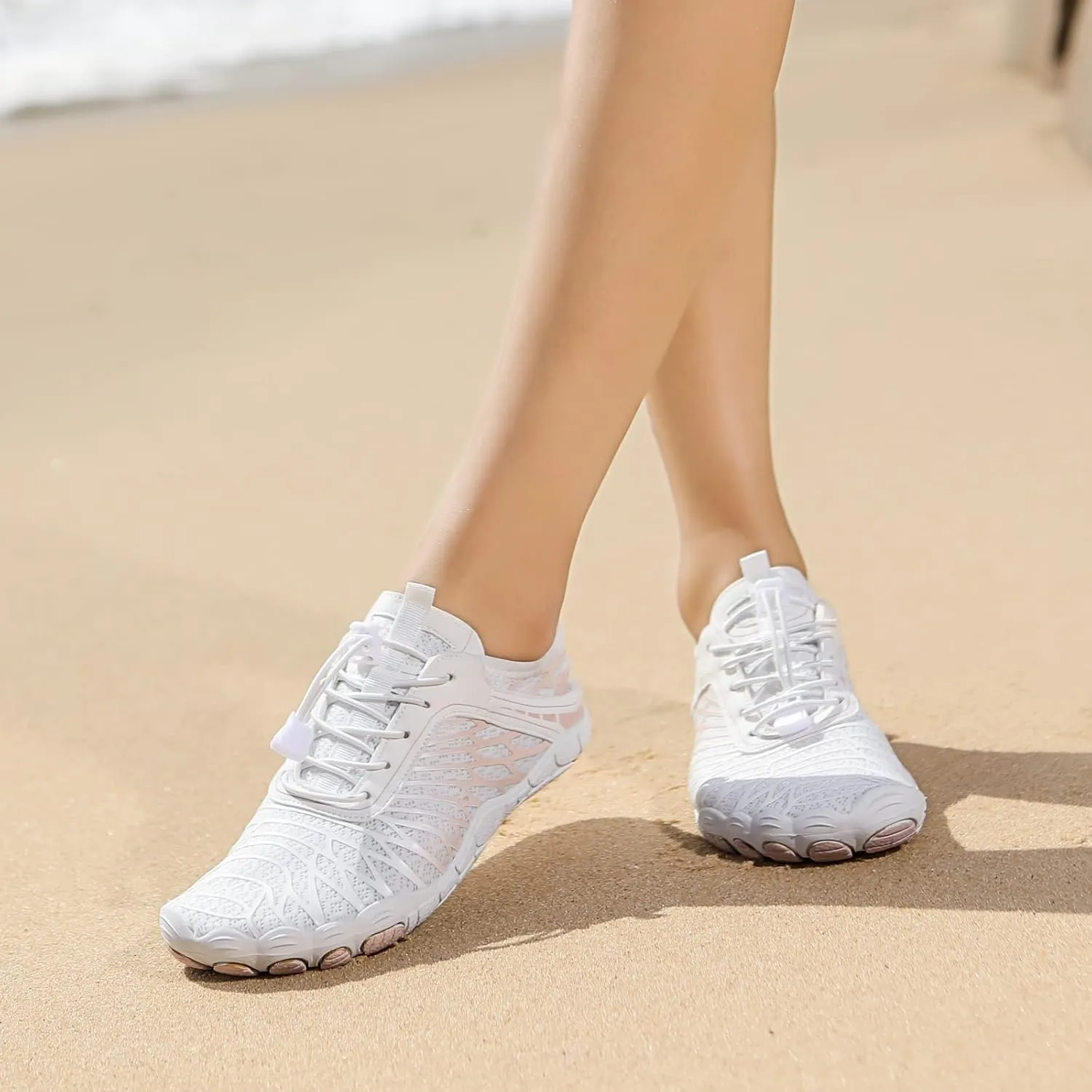 Hike Barefoot Shoes for Women Men Breathable & Non-Slip Athletic Footwear Wide Toe Water Shoes