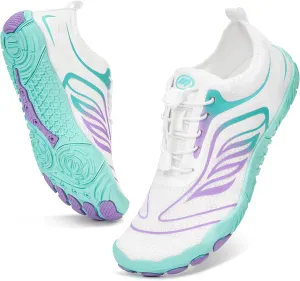 Hike Barefoot Shoes Women Men,Wide Toe Water Shoes 2025 New Breathable Grounded Footwear Non-Slip Fashion Hiking Shoe for Walking Swim Pool Beach Outdoor Water Sports