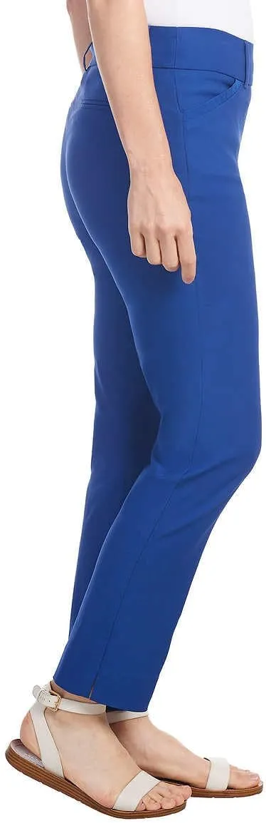 Hilary Radley Women Mid-Rise Stretch Pull-On Ankle Pant