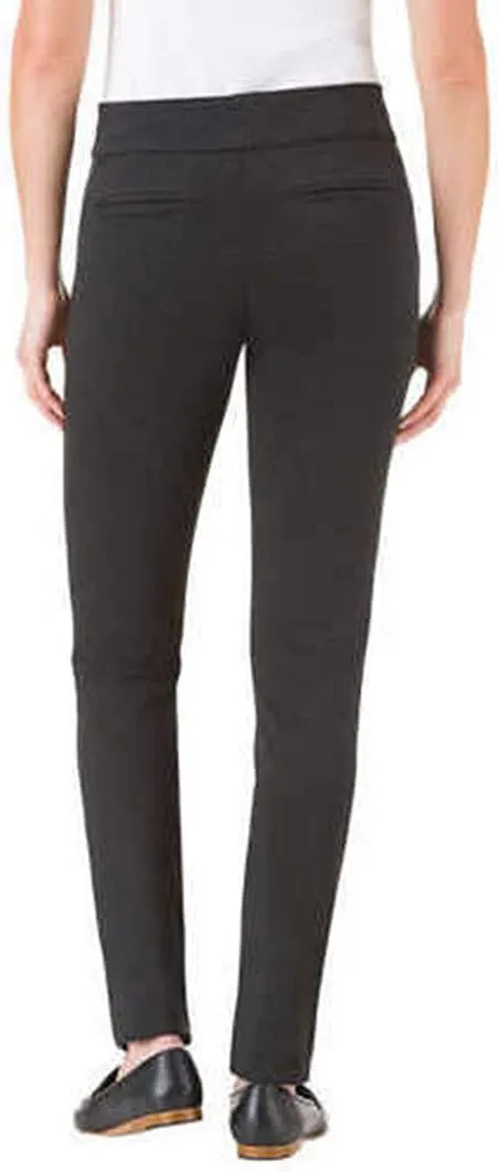 Hilary Radley Women's Narrow Leg Stretch Pull-on Slim Fit Ponte Pant