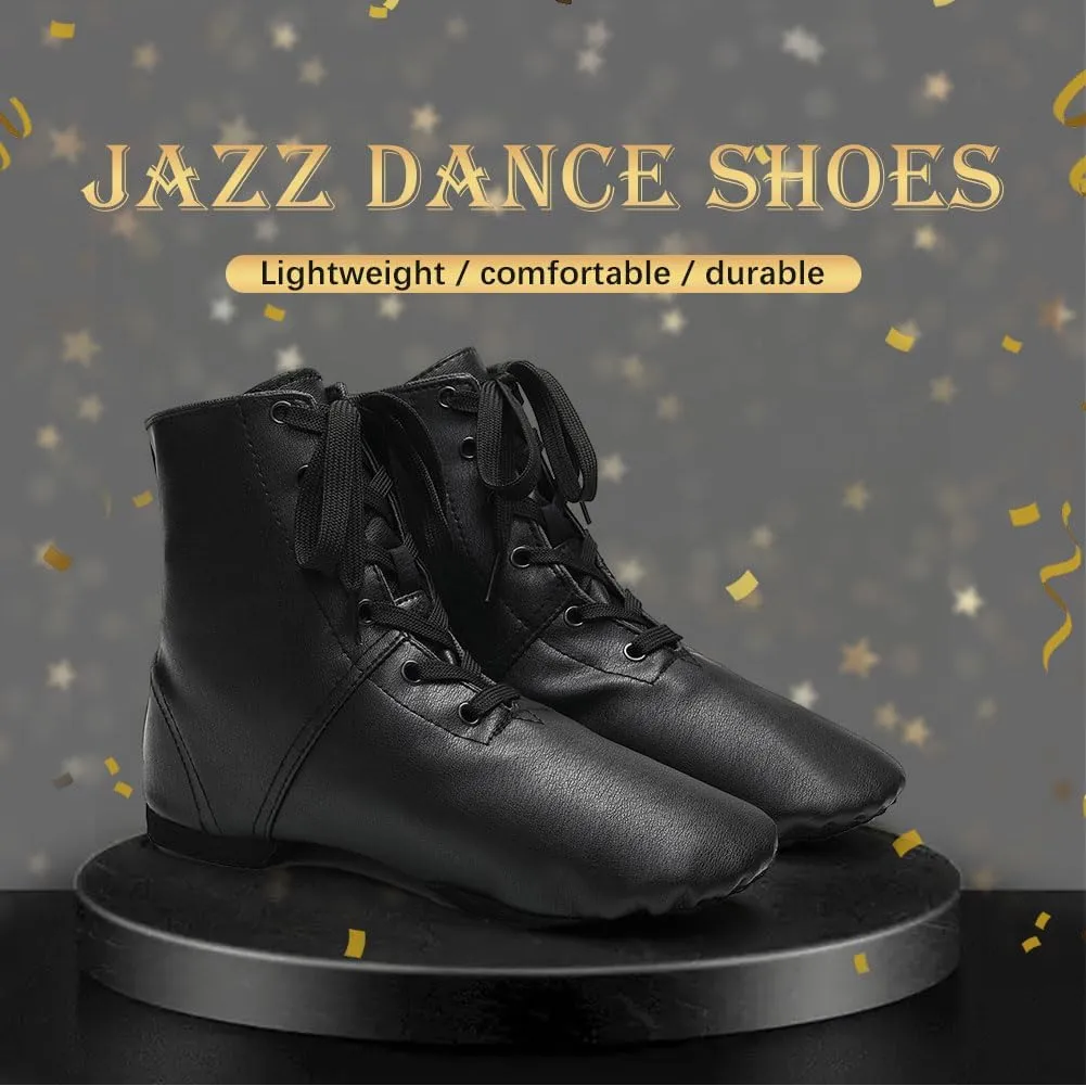 HIPPOSEUS Women Jazz Shoes Split Sole Dance Boots Ballet Dance Shoe for Men