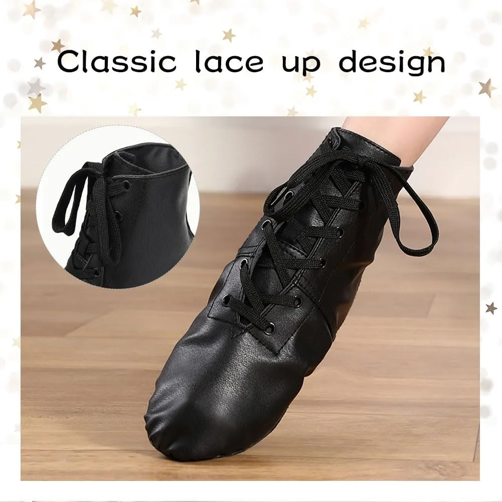 HIPPOSEUS Women Jazz Shoes Split Sole Dance Boots Ballet Dance Shoe for Men