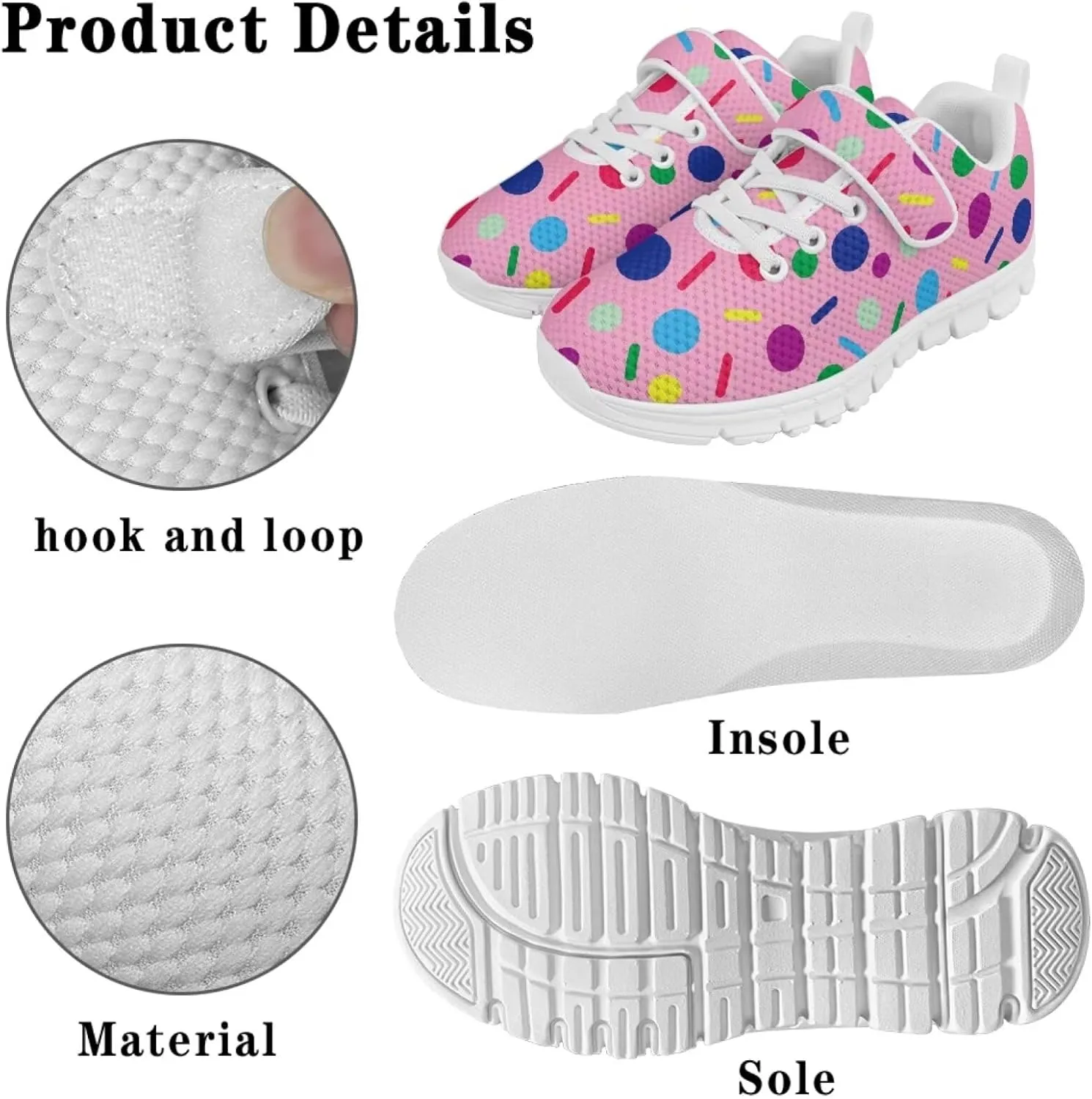 Howilath Little Kid Sneakers One Strap Sports Shoes Sneakers for Boys Anti-Skid Running Tennis Shoes