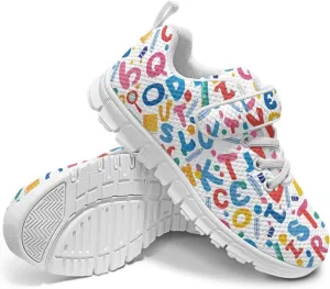 Howilath Little Kid Sneakers One Strap Sports Shoes Sneakers for Boys Anti-Skid Running Tennis Shoes