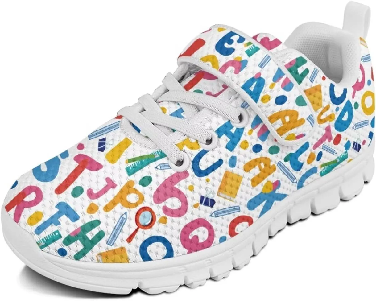 Howilath Little Kid Sneakers One Strap Sports Shoes Sneakers for Boys Anti-Skid Running Tennis Shoes