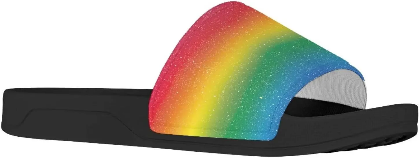 Howilath Novelty Pattern Summer Slide Slippers for Women Kids, Comfortable Soft Sole Non-Slip Slippers Slide Sandal