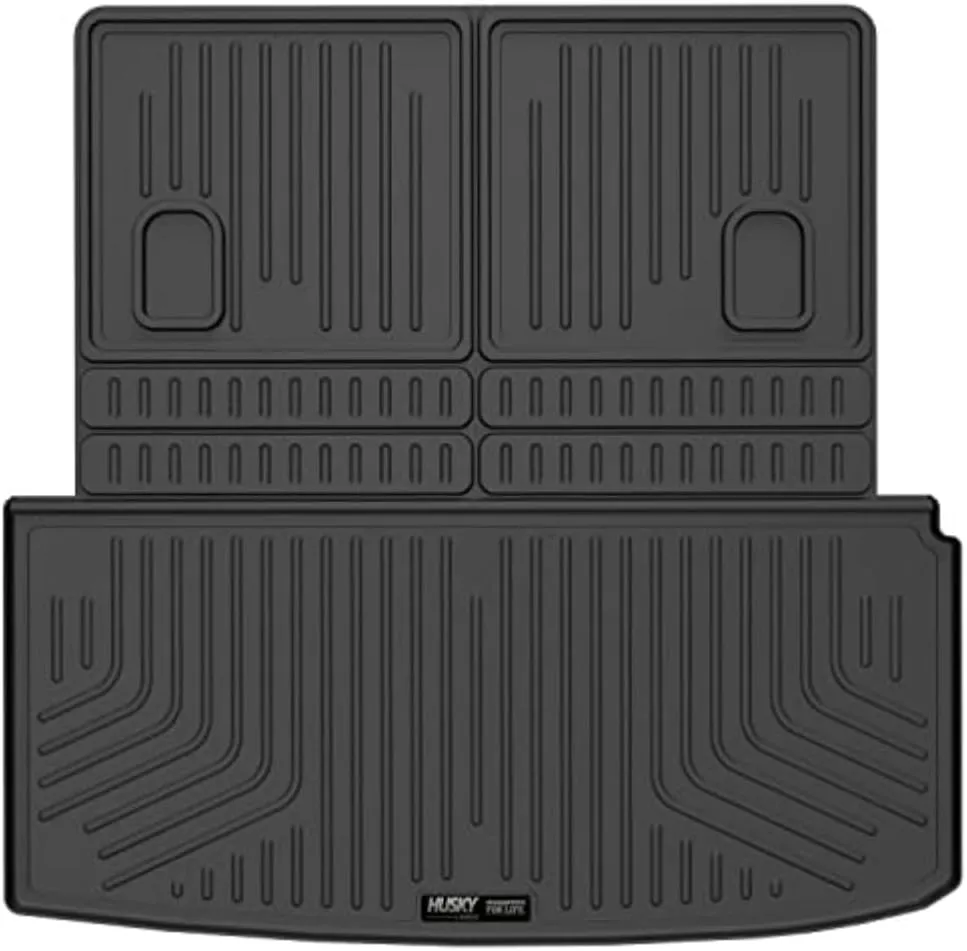 Husky Liners Weatherbeater Cargo Liner | Fits 2020-2025 Acura MDX (Fits to Back of 2nd Row - Folds Up &Down w/3rd Row) | 1-pc Black - 25181