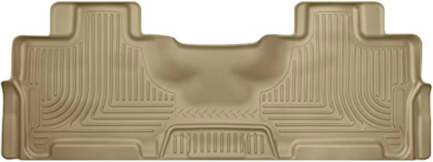 Husky Liners Weatherbeater Floor Mats | Fits 2007-2017 Ford Expedition; Lincoln Navigator | 2nd Row, 1-pc Tan - 14363