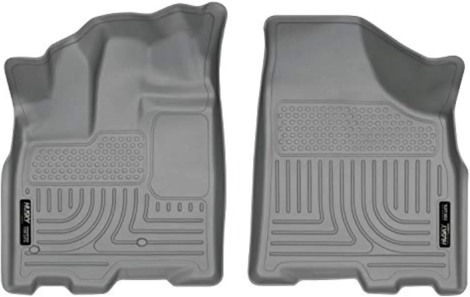 Husky Liners Weatherbeater Floor Mats | Fits 2011-2020 Toyota Sienna (7 & 8 Passenger Models) | Front Row, 2-pc Grey - 18852