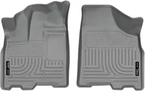 Husky Liners Weatherbeater Floor Mats | Fits 2011-2020 Toyota Sienna (7 & 8 Passenger Models) | Front Row, 2-pc Grey - 18852
