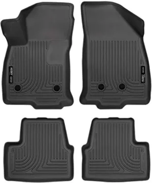 Husky Liners Weatherbeater Floor Mats | Fits 2016-2019 Chevrolet Volt | Front & 2nd Row, 4-pc Black - 98281