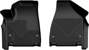 Husky Liners Weatherbeater Floor Mats | Fits 2021-2025 Chrysler Pacifica, Limited | Front Row, 2-pc Black - 13331