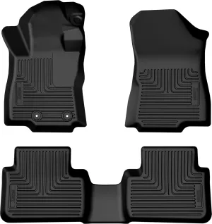 Husky Liners Weatherbeater Floor Mats | Fits 2025 Subaru Forester | Front & Rear, 3-pc Black - 95381