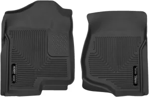 Husky Liners X-act Contour Floor Mats | Fits 2020-2021 Ford Escape | Front Row, 2-pc Black - 54921