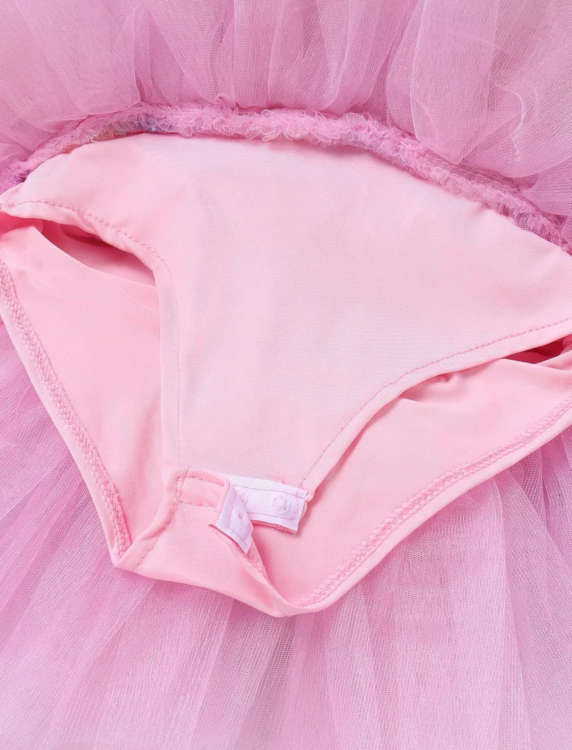 IBAKOM Ballerina Swan Lake Costume Dance Pancake Platter Tutu Ruffle Sleeve Floral Print Gymnastics Leotard Ballet Tutu