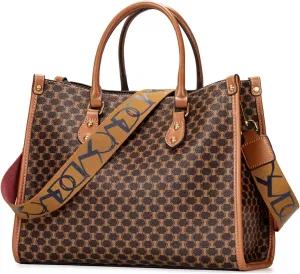 IBFUN Women Satchel Handbag Purse Ladies Leather Vintage Top Handle Tote Handbag