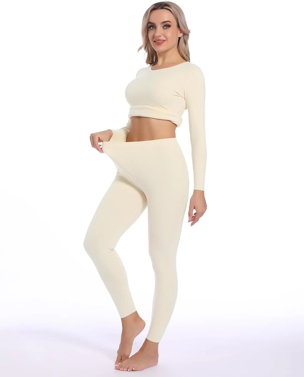 INNERSY Women's Thermal Underwear Set Ultra-Soft Long Johns Base Layer for Cold Weather