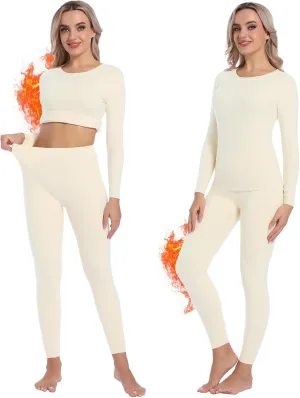 INNERSY Women's Thermal Underwear Set Ultra-Soft Long Johns Base Layer for Cold Weather