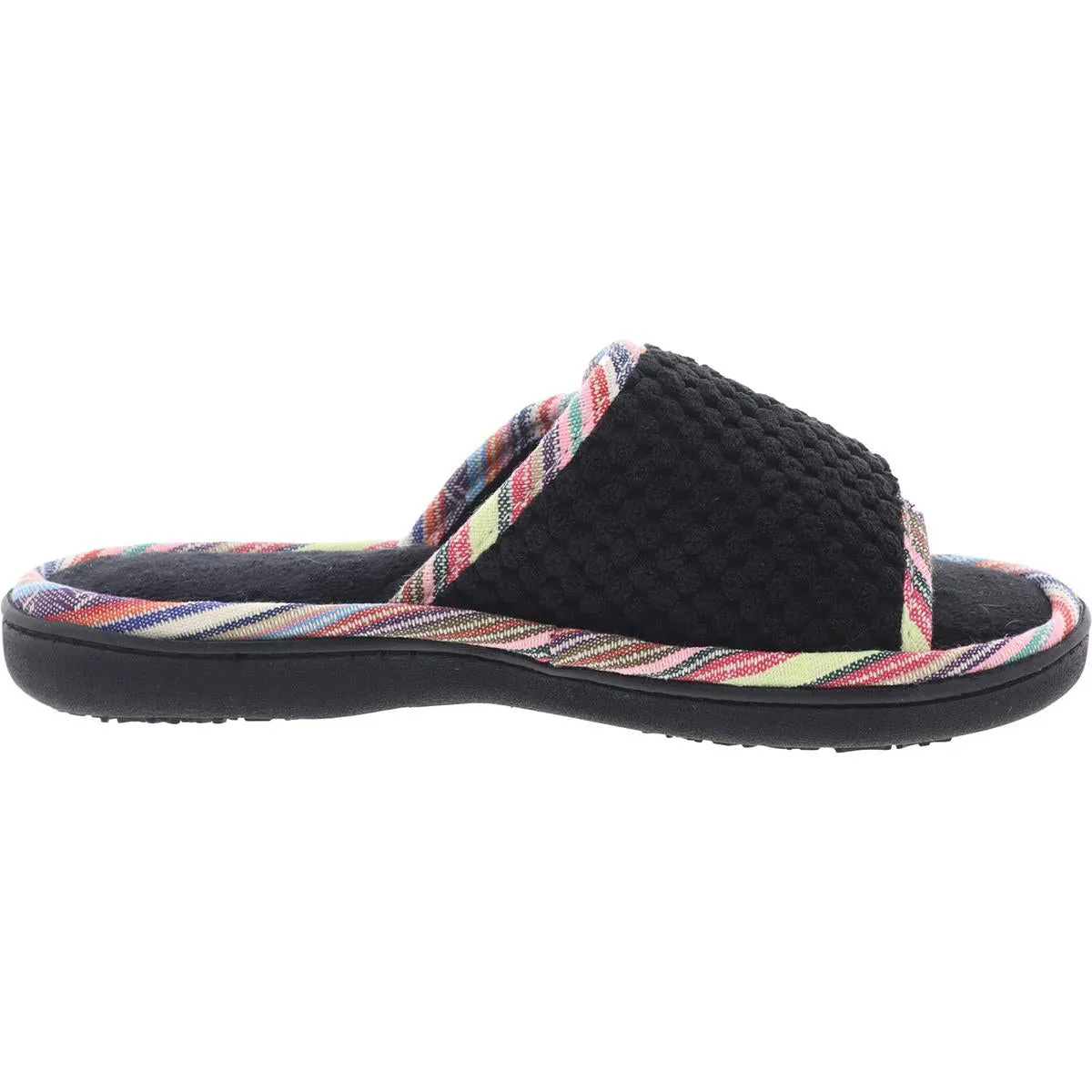 Isotoner Womens Cushioned Footbed Slide Slippers