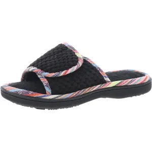 Isotoner Womens Cushioned Footbed Slide Slippers