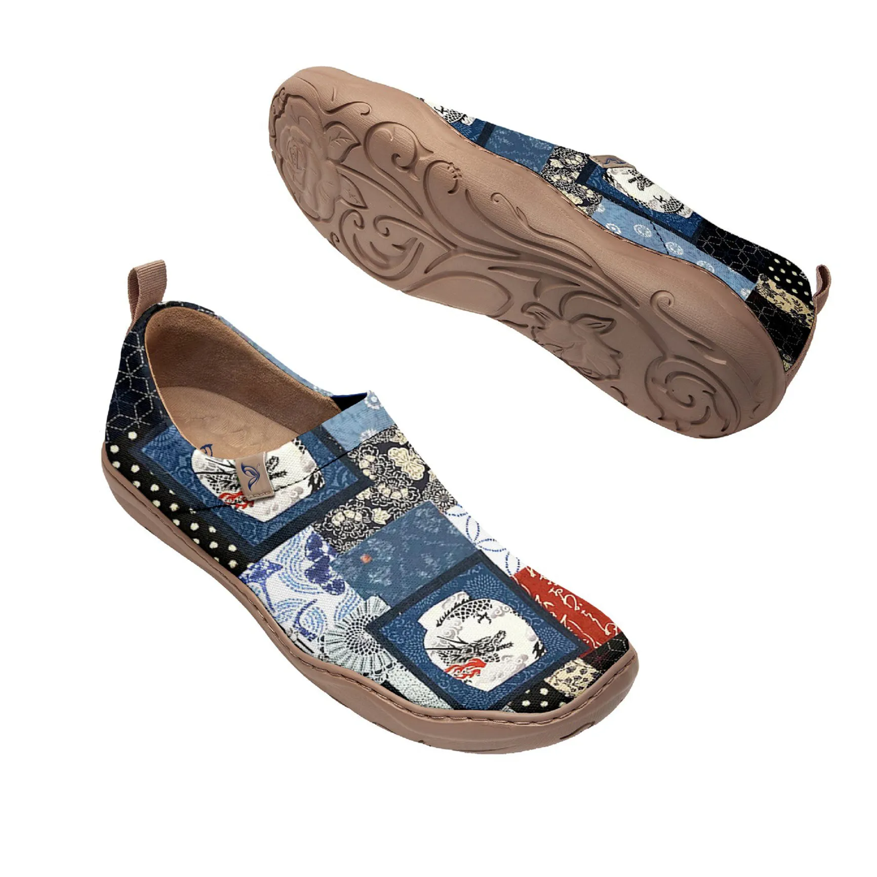 Japanese Patchwork Slip-On