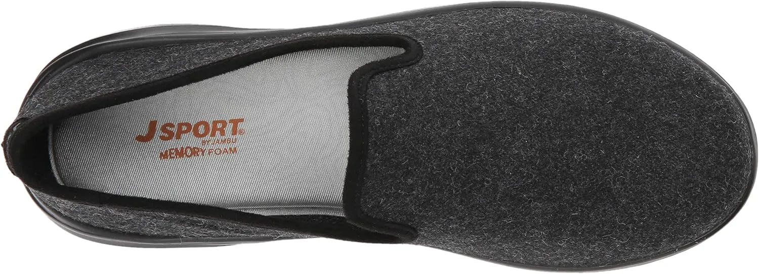 JBU Women's Loon Wool Slip on Loafer Flat