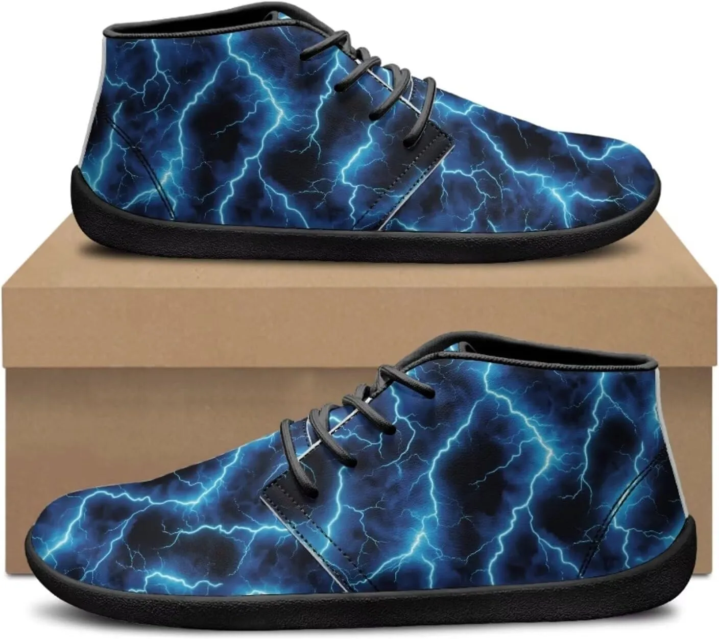 Jeiento 3D Lightning Barefoot Running Shoes for Men | Men's Running Shoes | Minimalist Wide Toe Box Shoes