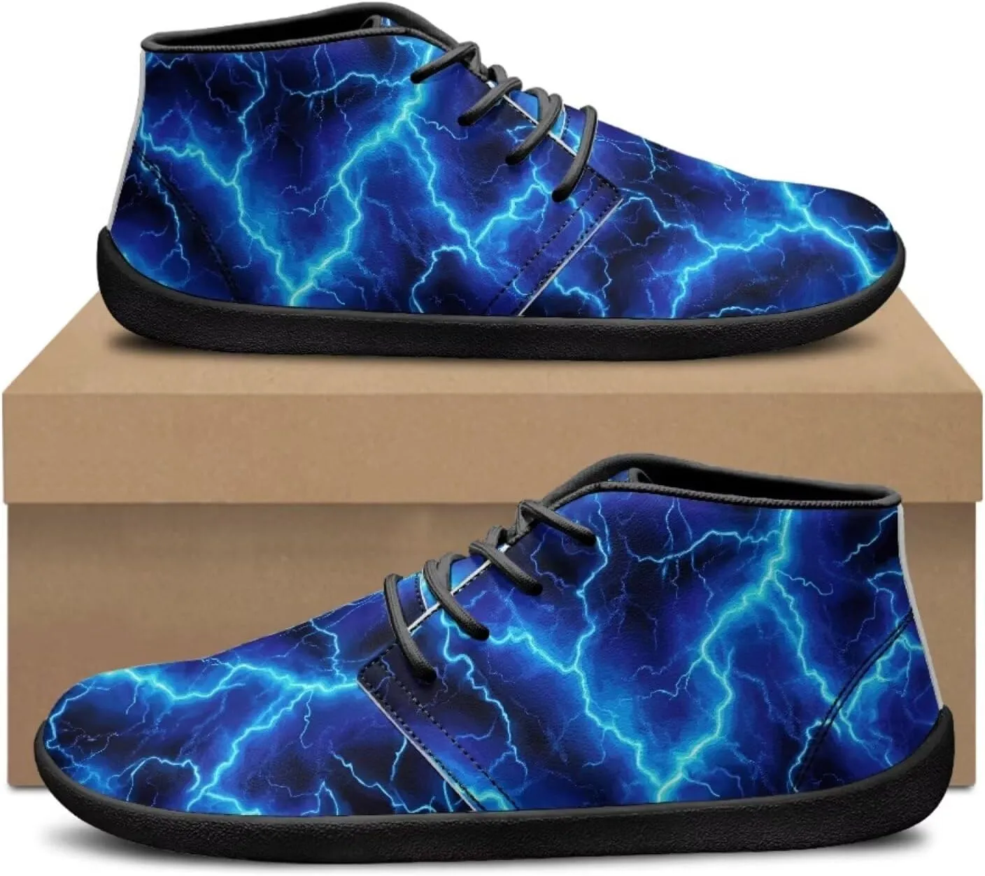 Jeiento 3D Lightning Barefoot Running Shoes for Men | Men's Running Shoes | Minimalist Wide Toe Box Shoes