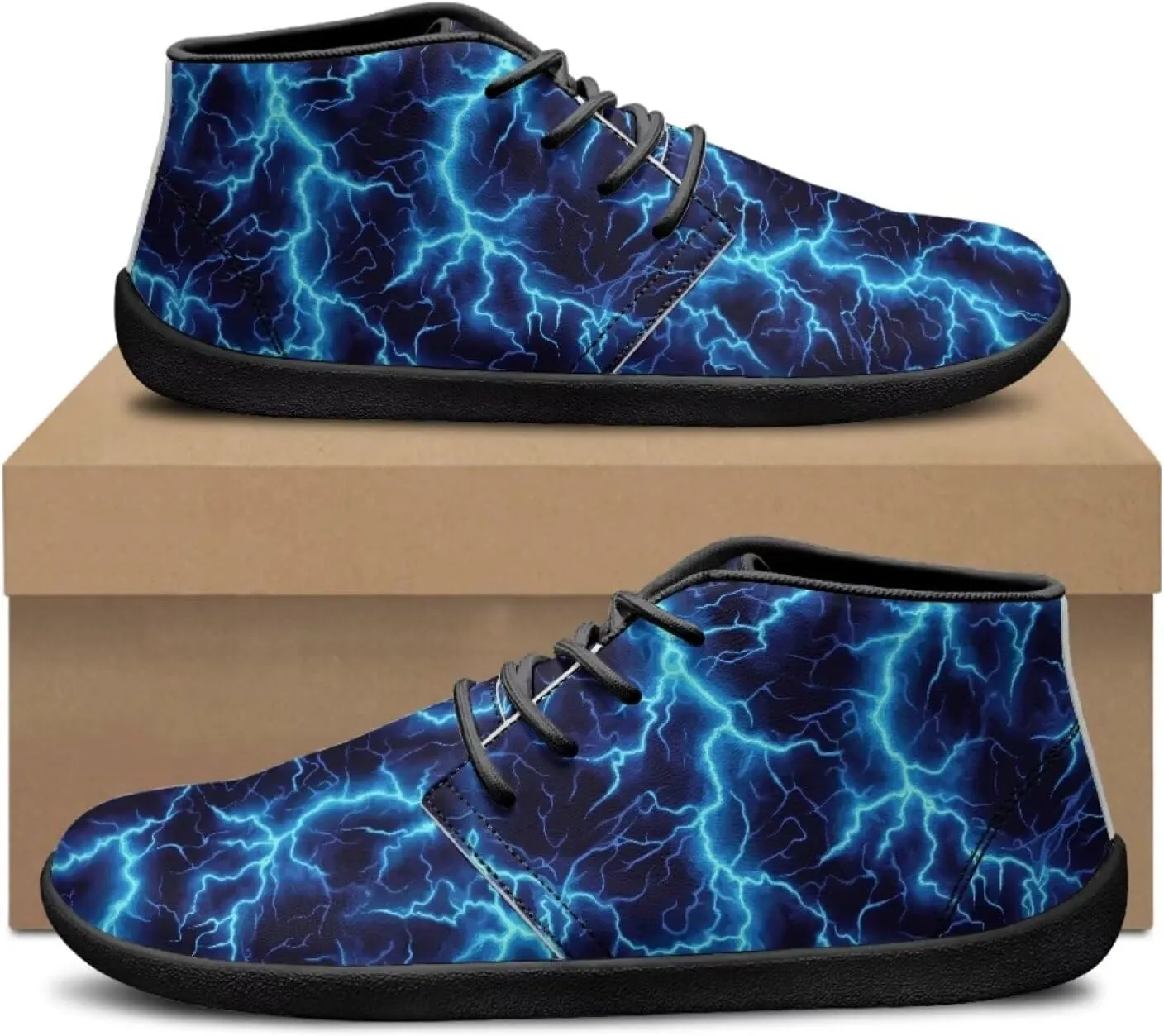 Jeiento 3D Lightning Barefoot Running Shoes for Men | Men's Running Shoes | Minimalist Wide Toe Box Shoes