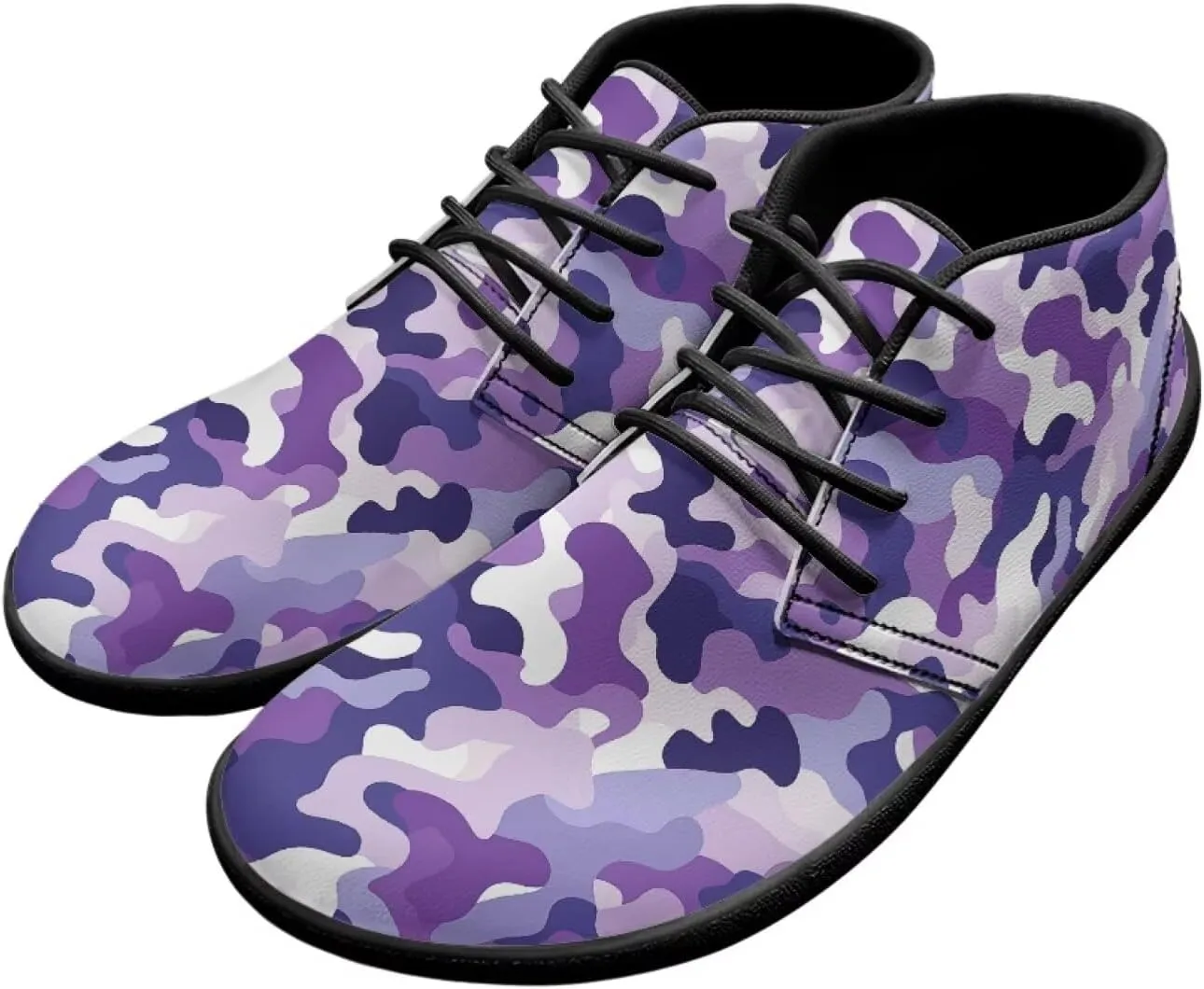 Jeiento Men Barefoot Shoes Camouflage - Wide Toe Box Camo Zero Drop Sole Walking Shoes