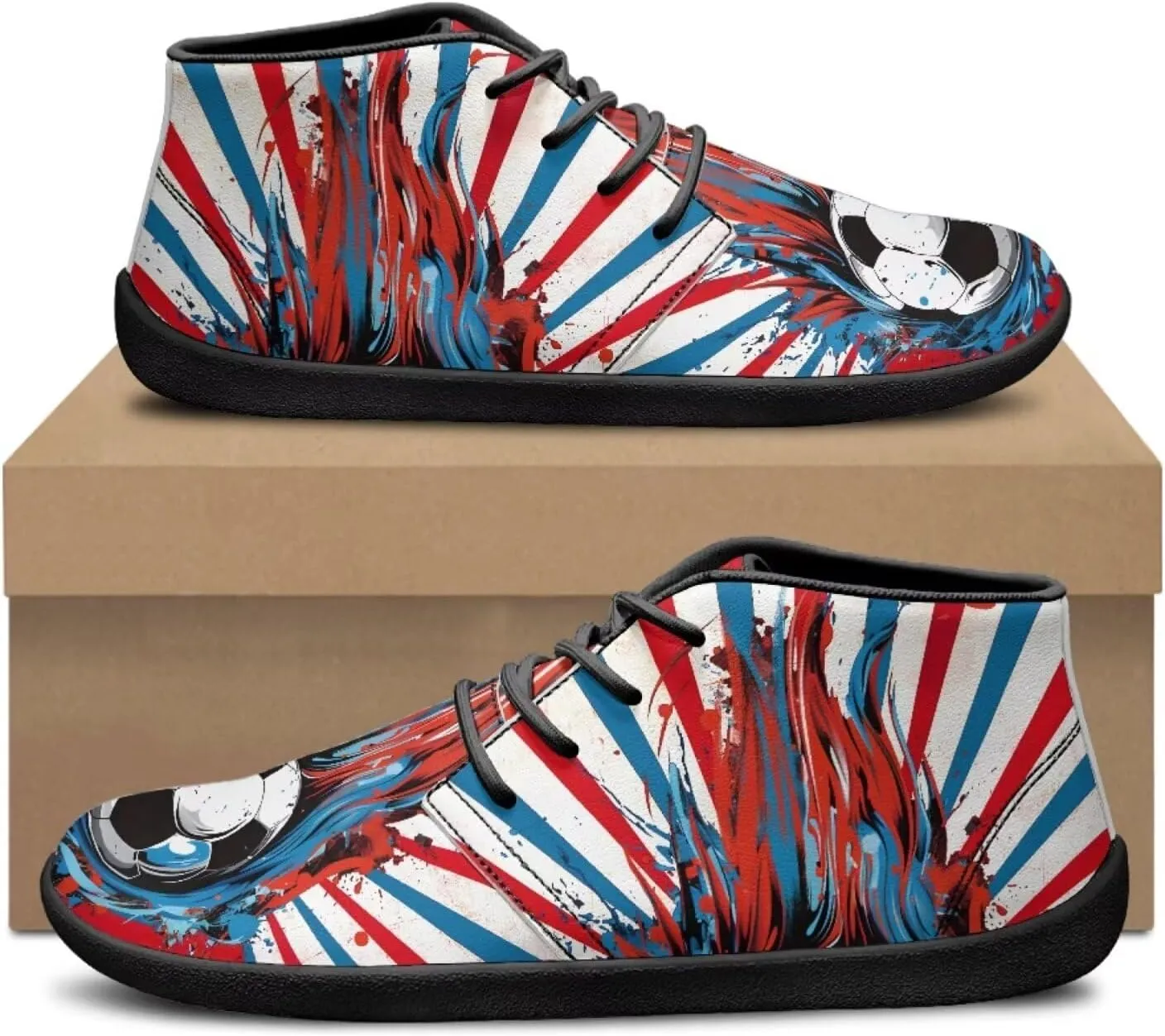 Jeiento Sport Barefoot Running Shoes Soccer Sneaker for Men Trainers Fitness Shoes