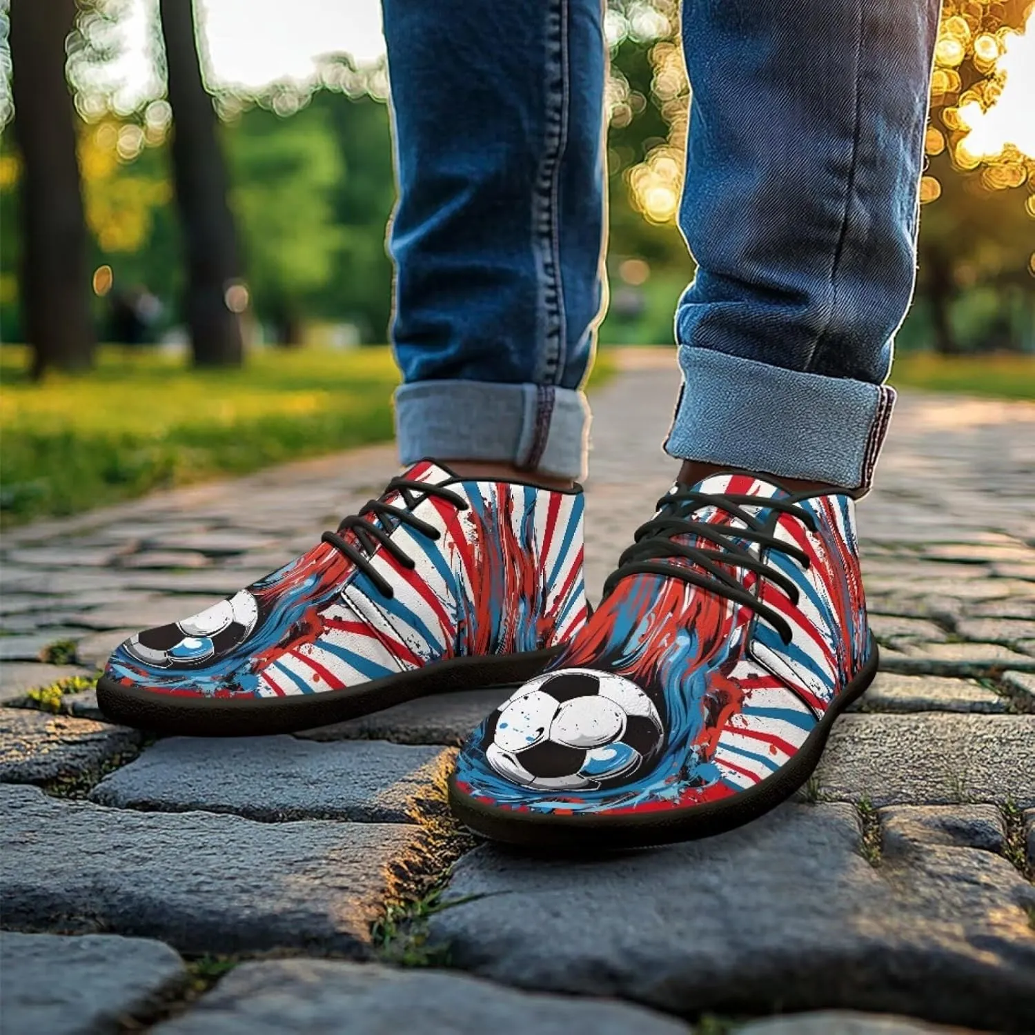 Jeiento Sport Barefoot Running Shoes Soccer Sneaker for Men Trainers Fitness Shoes