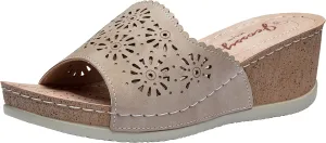 Jeossy Women's Platform Wedge Sandals 835 Comfortable Open Toe Ankle Strap Summer Walking Sandals with Buckle