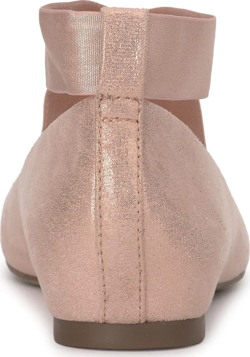 Jessica Simpson Mandayss Women's Pull-On Criss-Cross Ankle Ballet Flats Shoes