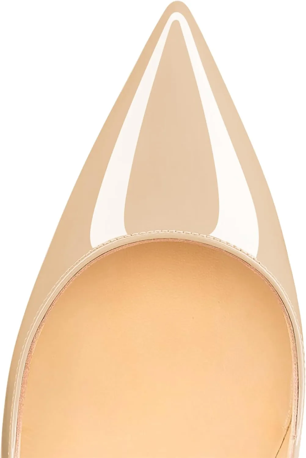 Joseywade Womens High Stilettos Heels Pointed Toe Pumps Slip-on 5 Inch Sky High Slim Thin Heel Dress Shoes