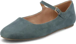 Journee Collection Women's Carrie Buckle Strap Dress Flats