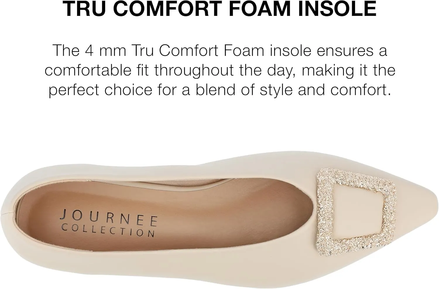 Journee Collection Women's Tru Comfort Foam Elowen Flats Ballet