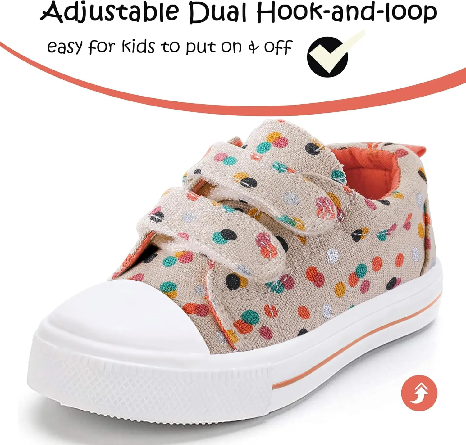 K KomForme Sneakers for Boys and Girls,Toddler Kids Soft Walking Shoes