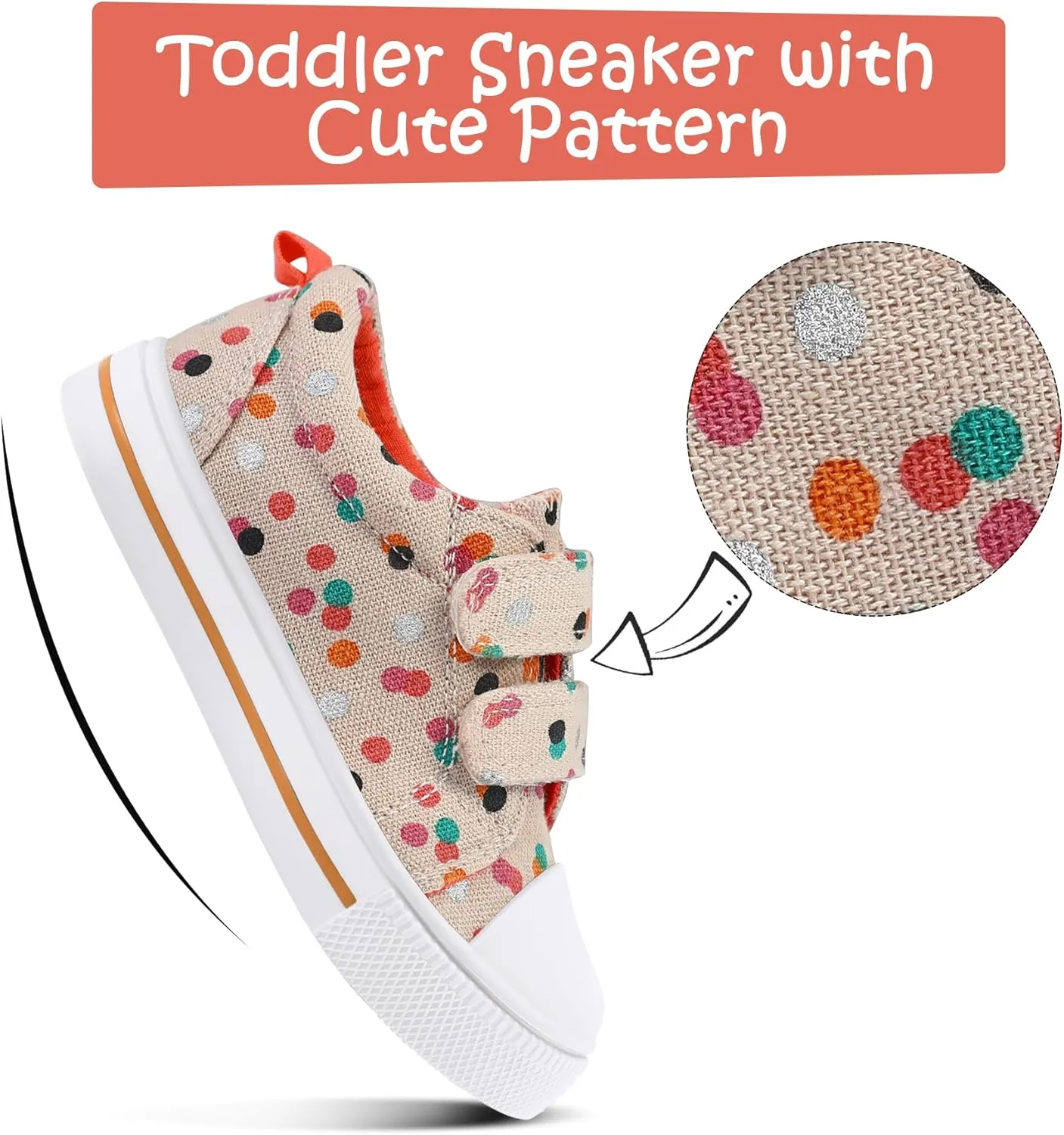 K KomForme Sneakers for Boys and Girls,Toddler Kids Soft Walking Shoes