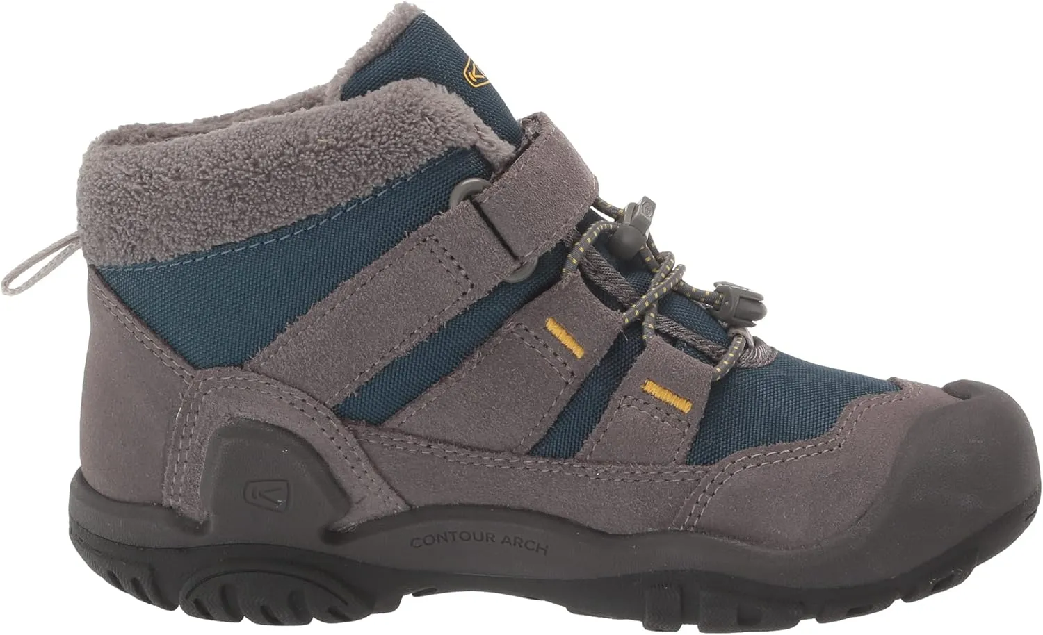KEEN Kids' Knotch Chukka Mid Height Insulated Easy On Snow Boot
