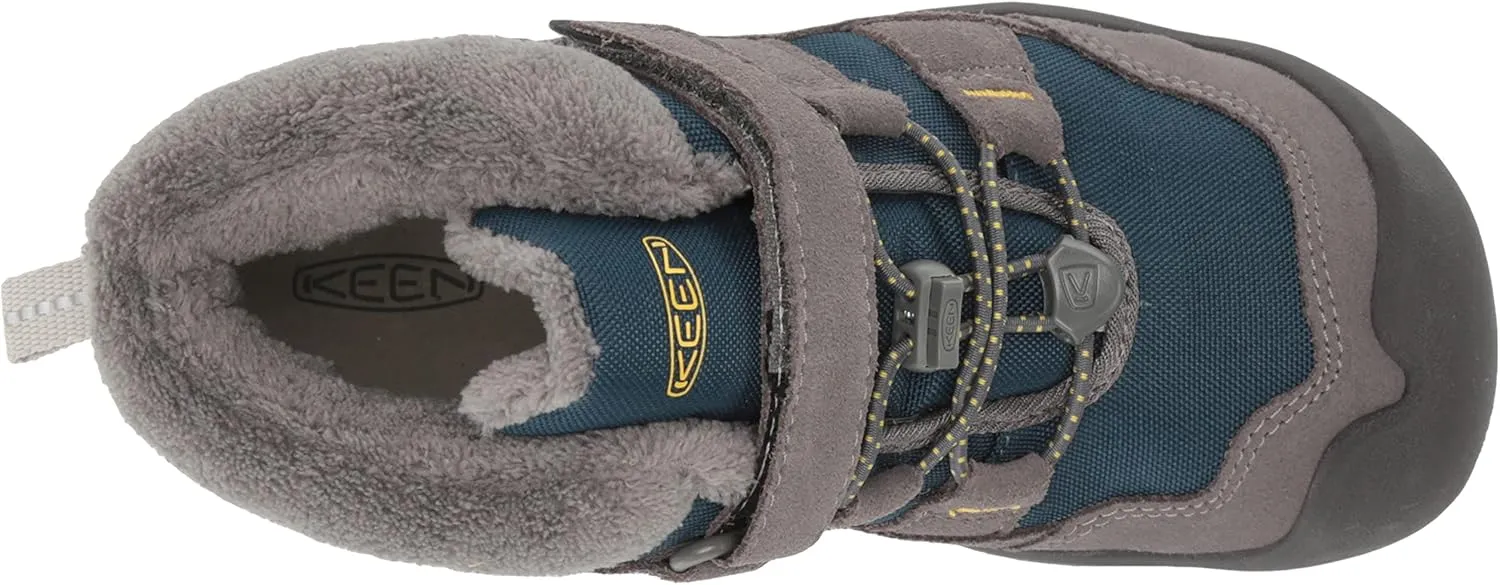 KEEN Kids' Knotch Chukka Mid Height Insulated Easy On Snow Boot