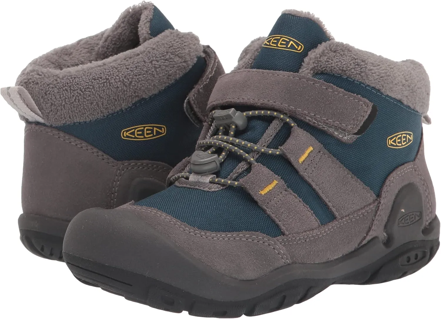 KEEN Kids' Knotch Chukka Mid Height Insulated Easy On Snow Boot