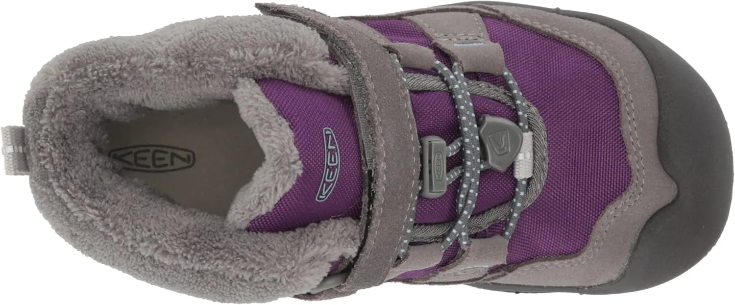 KEEN Kids' Knotch Chukka Mid Height Insulated Easy On Snow Boot