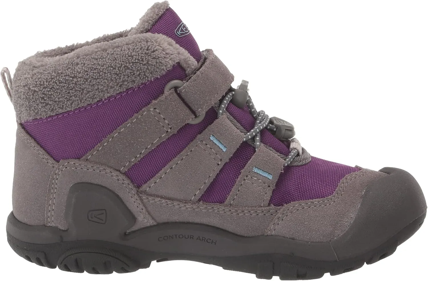 KEEN Kids' Knotch Chukka Mid Height Insulated Easy On Snow Boot
